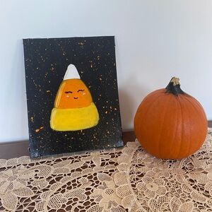 Candy Corn Canvas Art